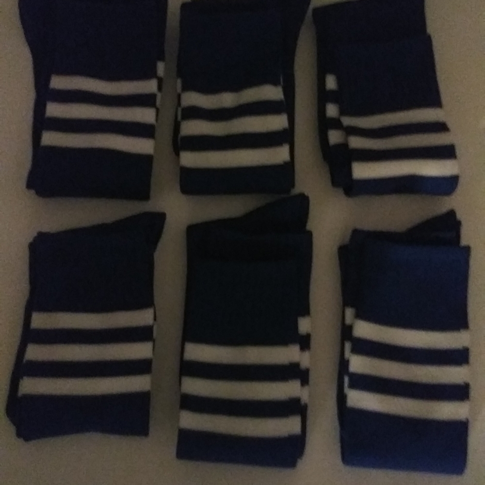 Young mens Athletic socks long over the calf